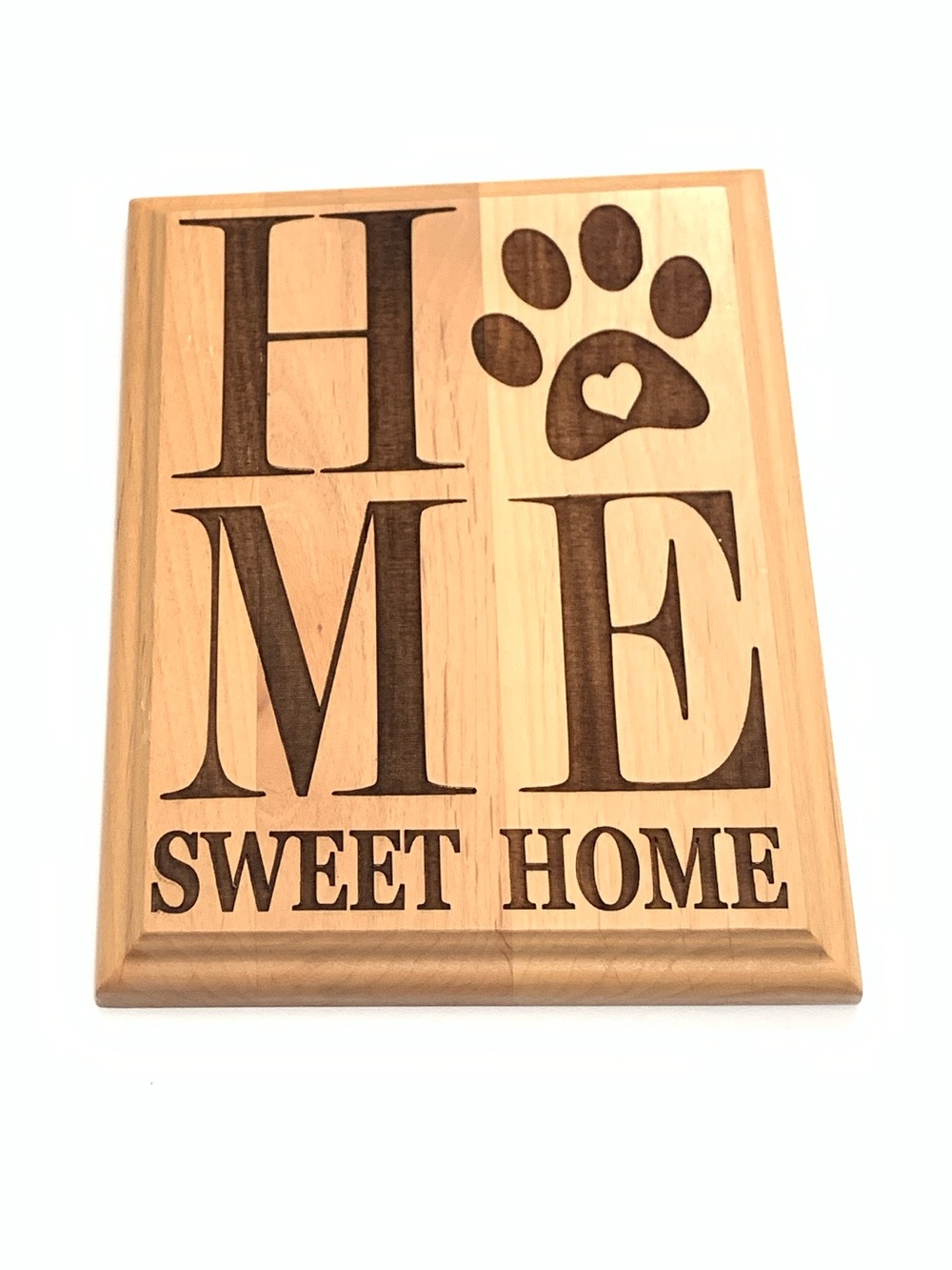 Premium Alder Wood Home Sign
